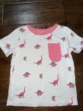 Kyte Baby Rose Jurassic Bamboo Pocket Tee Size 18/24 Month